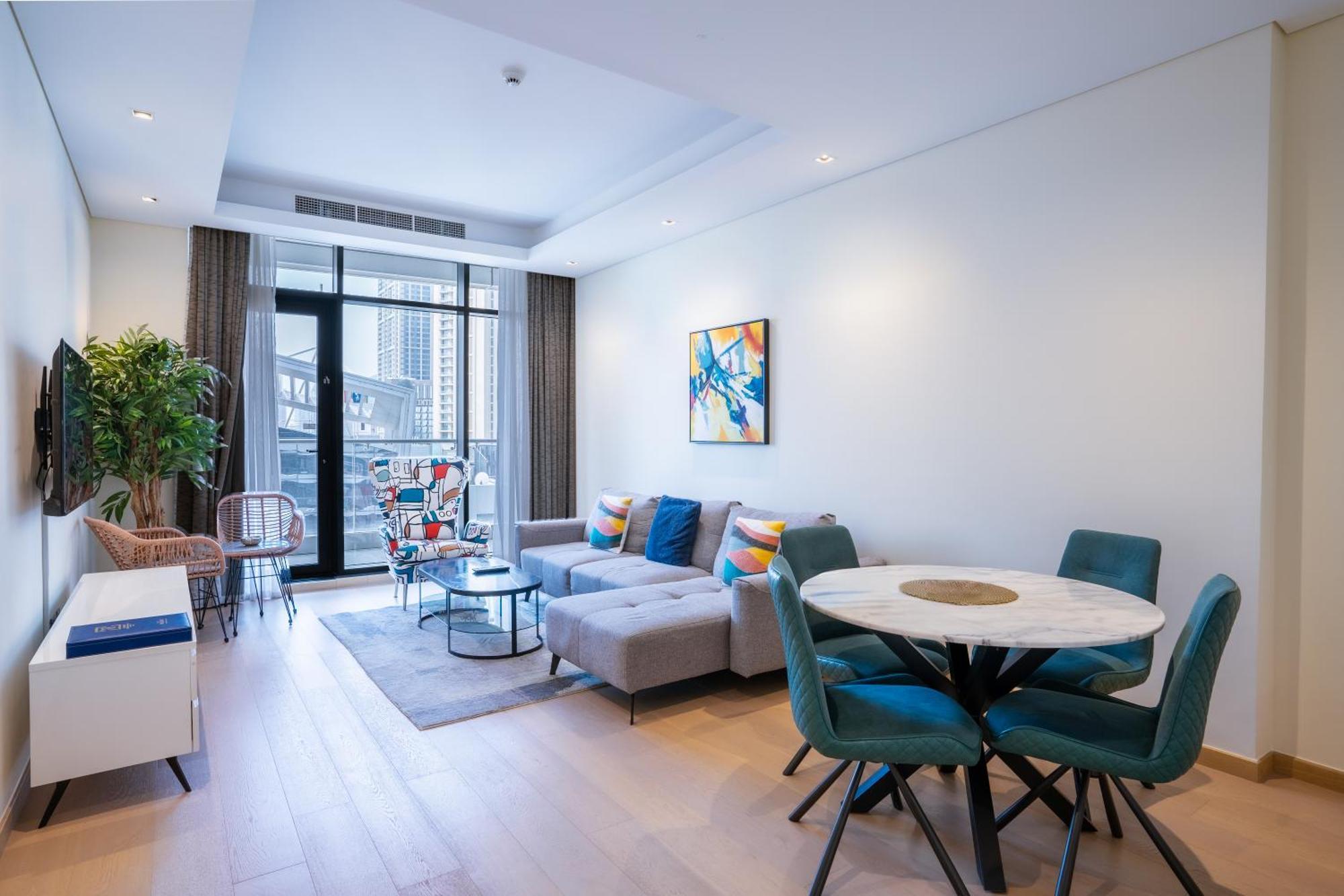 Rh- Modern Comfort, Bright 1Br Near Dubai Mall, City Views Eksteriør bilde